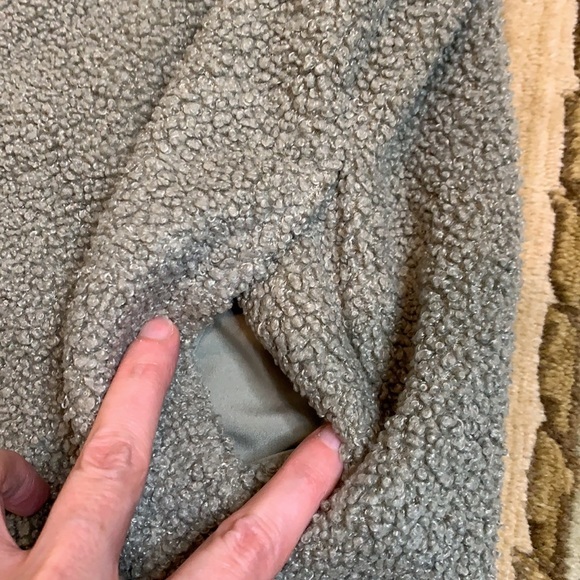 JOIE sage green snap button cardigan - Picture 3 of 7